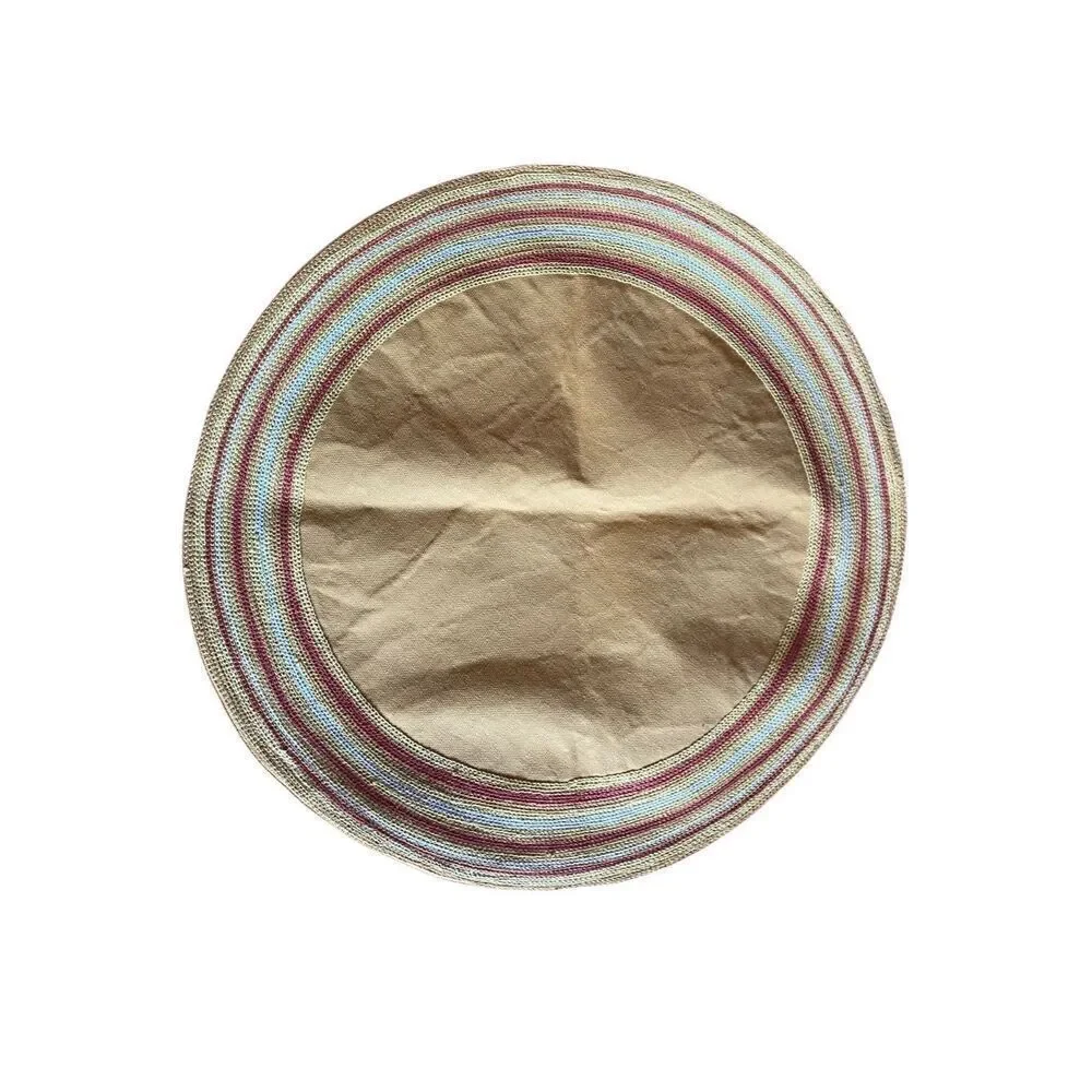 Better Homes & Gardens 4 round placemats Embroidered 100% cotton